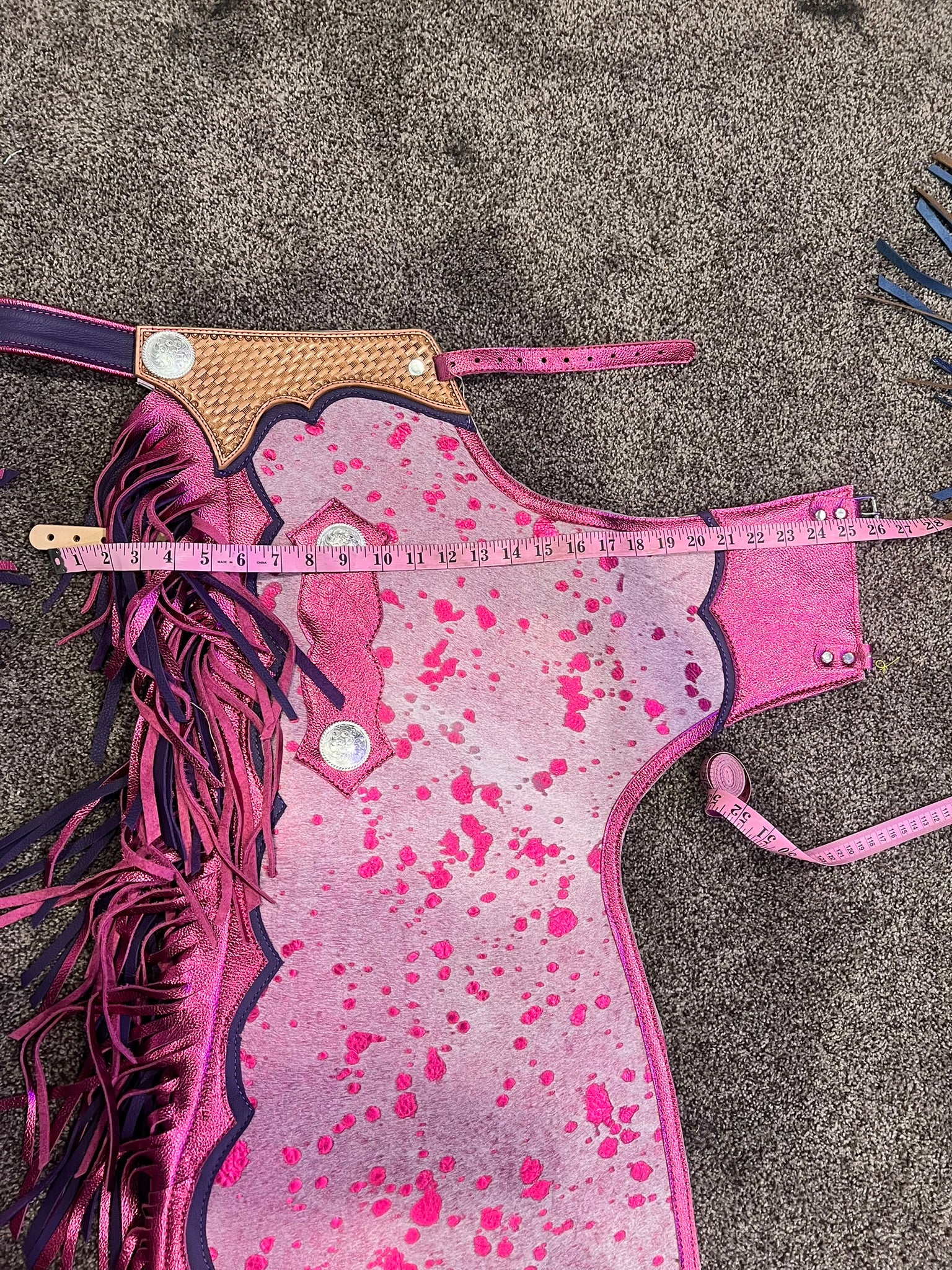 Queen Chaps pink and purple