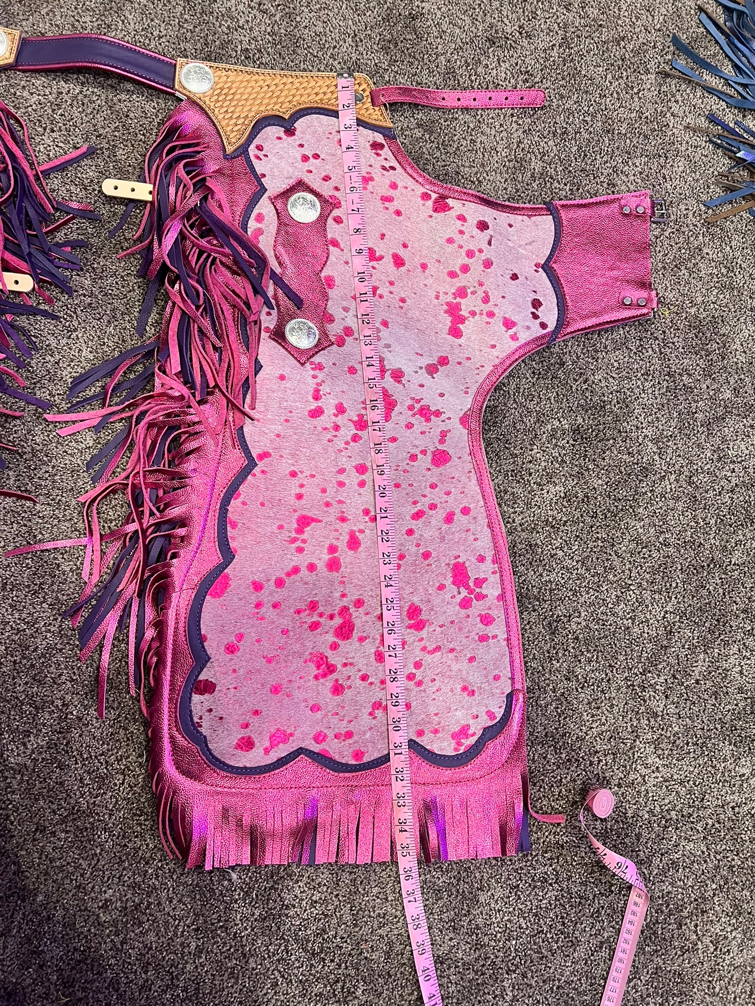 Queen Chaps pink and purple