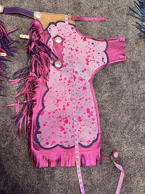 Queen Chaps pink and purple