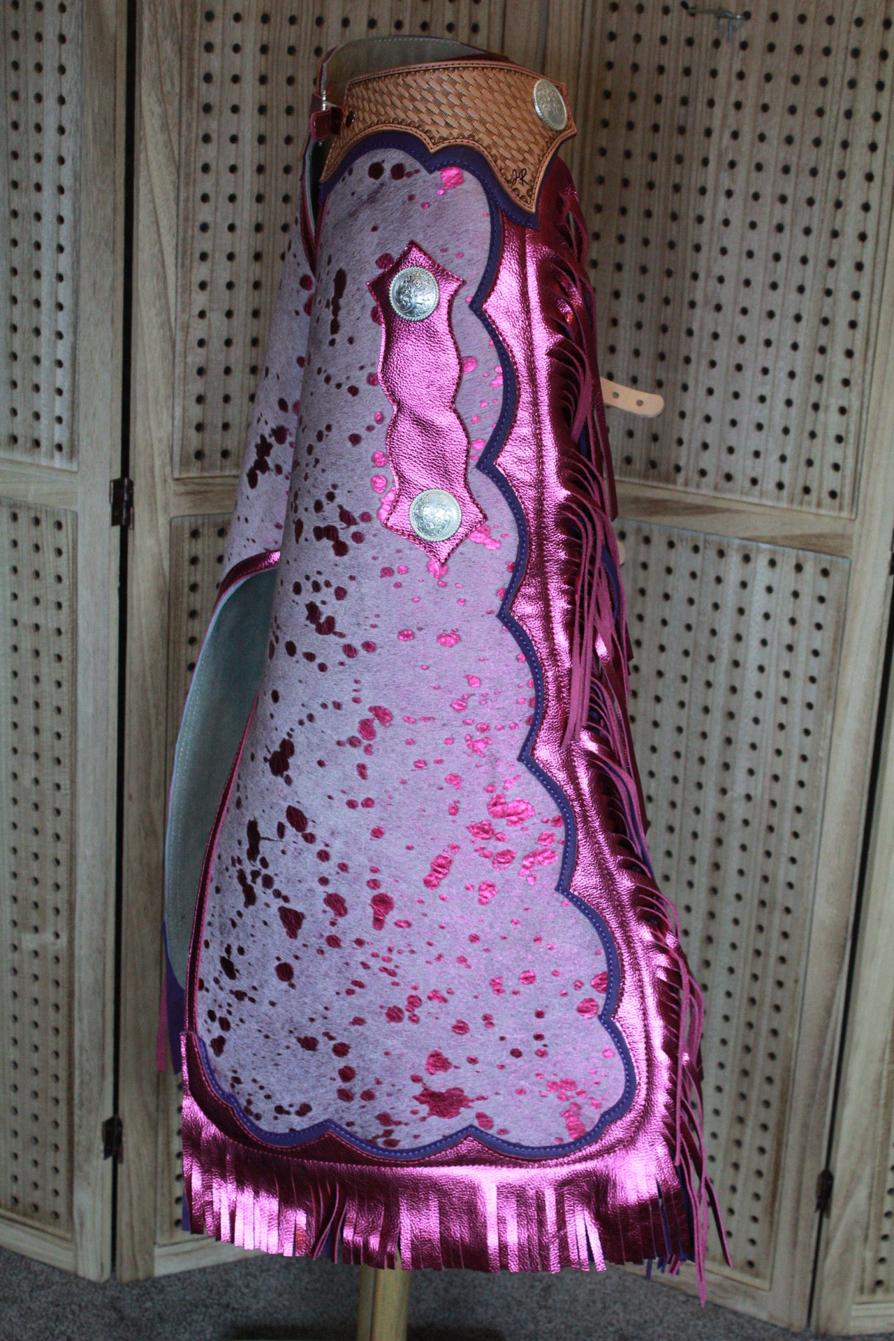Queen Chaps pink and purple